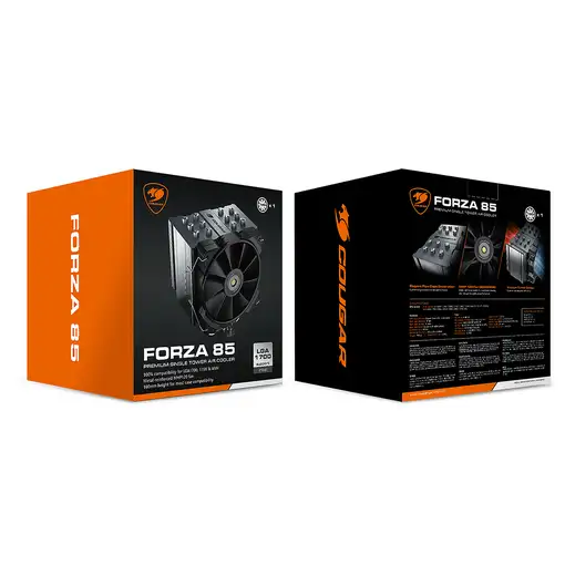 COUGAR Gaming CGR-FZA85 Procesador Refrigerador de aire 12 cm Negro