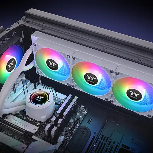 Thermaltake TH360 V2 ARGB Procesador Kit de refrigeración líquida 36 cm Blanco 1 p