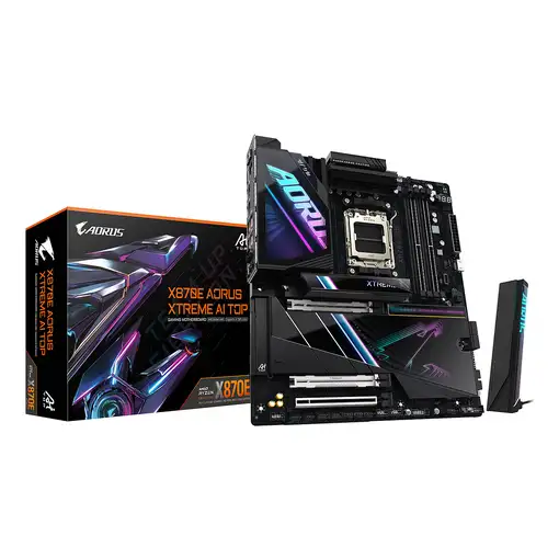 GIGABYTE X870E AORUS XTREME AI TOP Placa base - Compatible con procesadores AMD Ry