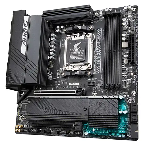 GIGABYTE B650M AORUS ELITE AX Placa base - AMD Ryzen serie 9000, VRM de 12+2+1 fas