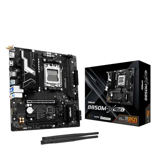 Asrock B850M-X WiFi AMD B850 Zócalo AM5 micro ATX