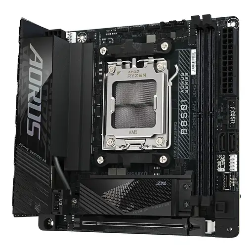 GIGABYTE B850I AORUS PRO Placa Base - Compatible con procesadores AMD Ryzen Serie