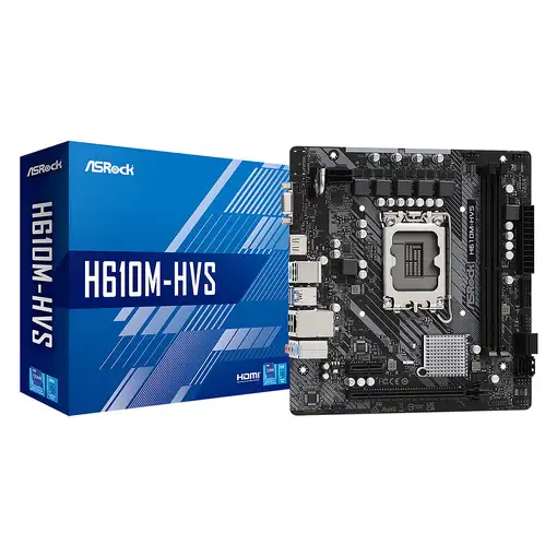 Asrock H610M-HVS Intel H610 LGA 1700 micro ATX