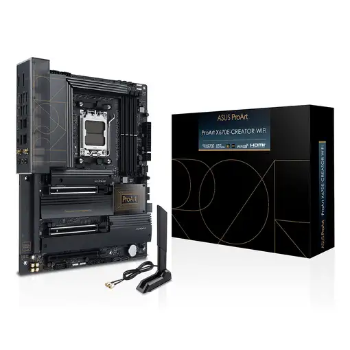 ASUS ProArt X670E-CREATOR WIFI AMD X670 Zócalo AM5 ATX ASUS ProArt X670E-CREATOR WIFI AMD X670 Zócalo AM5 ATX