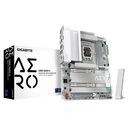 GIGABYTE Placa base Z890 AERO G - Compatible con CPUs Intel Core Ultra (Serie 2),