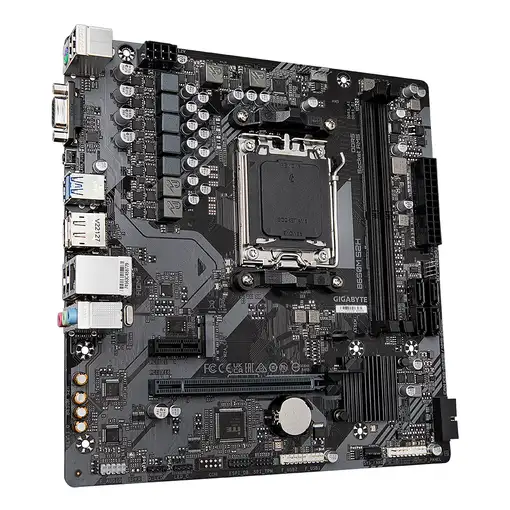 GIGABYTE B650M S2H Placa base - AMD Ryzen serie 9000, VRM de 5+2+2 fases, hasta 64