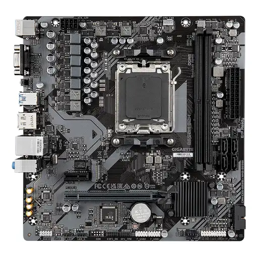 GIGABYTE B650M S2H Placa base - AMD Ryzen serie 9000, VRM de 5+2+2 fases, hasta 64