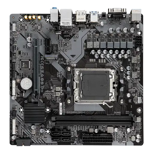 GIGABYTE B650M S2H Placa base - AMD Ryzen serie 9000, VRM de 5+2+2 fases, hasta 64
