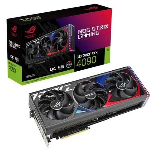 ASUS ROG -STRIX-RTX4090-O24G-GAMING NVIDIA GeForce RTX 4090 24 GB GDDR6X ASUS ROG -STRIX-RTX4090-O24G-GAMING NVIDIA GeForce RTX 4090 24 GB GDDR6X