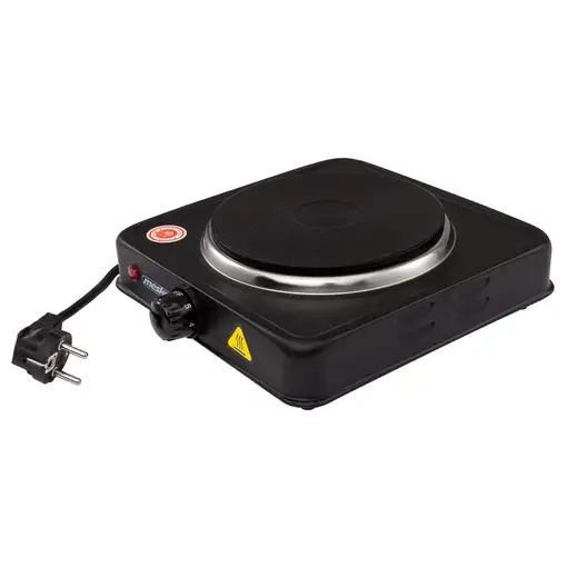 Hornillo Eléctrico, Zona Cocinado 15,4 cm, Compacto, Ideal Camping MS 6508, Mesko
