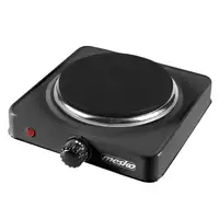 Hornillo Eléctrico, Zona Cocinado 15,4 cm, Compacto, Ideal Camping MS 6508, Mesko
