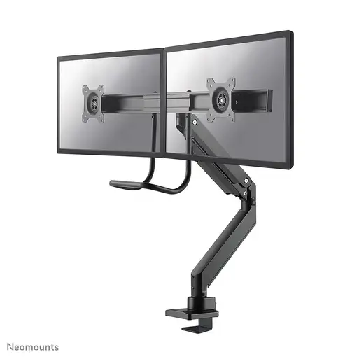 Neomounts NM-D775DXBLACK Brazo de monitor 10-32" - resorte de gas - Topfix - Tope-