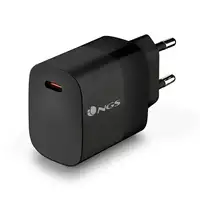 Cargador GAN de pared ultrarápido de 20W con 1 puerto: USB-C , NGS