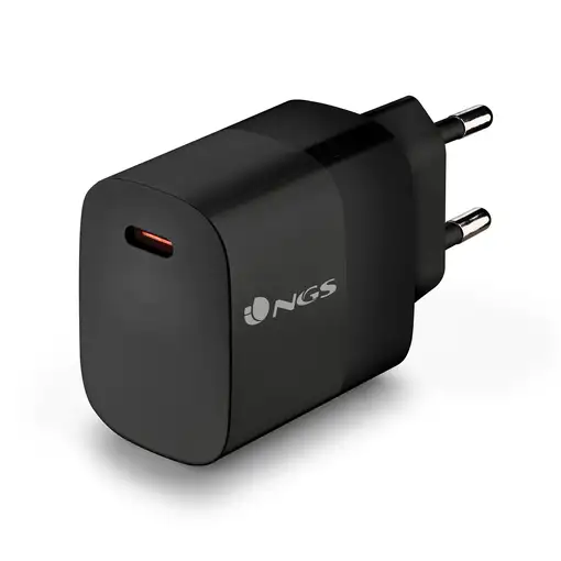Cargador GAN de pared ultrarápido de 20W con 1 puerto: USB-C , NGS