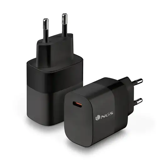 Cargador GAN de pared ultrarápido de 20W con 1 puerto: USB-C , NGS