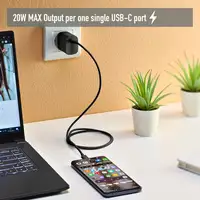 Cargador GAN de pared ultrarápido de 20W con 1 puerto: USB-C , NGS