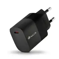 Cargador GAN de pared ultrarápido de 20W con 1 puerto: USB-C , NGS