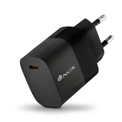 Cargador GAN de pared ultrarápido de 20W con 1 puerto: USB-C , NGS