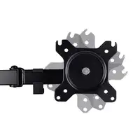 Trust GXT 1120 Mara Dual Monitor Arm 81,3 cm (32") Escritorio Negro