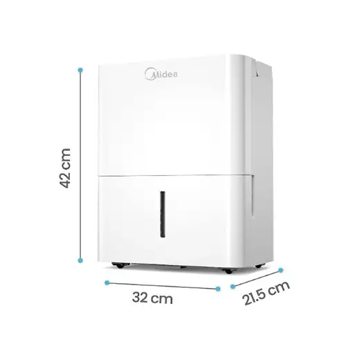 Deshumificador de aire blanco, 16L/24H,  20 m² MDDN-12DEN7-QA3-C MIDEA
