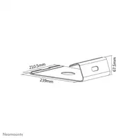 Neomounts NSLS025 Soporte para portátil 10-17" - universal