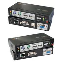 Lindy 39378 interruptor KVM Negro