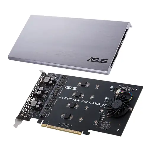 ASUS HYPER M.2 X16 CARD V2 tarjeta y adaptador de interfaz Interno