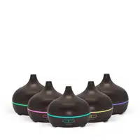 Humidificador Hidra, 300 ml, madera oscura PRIXTON
