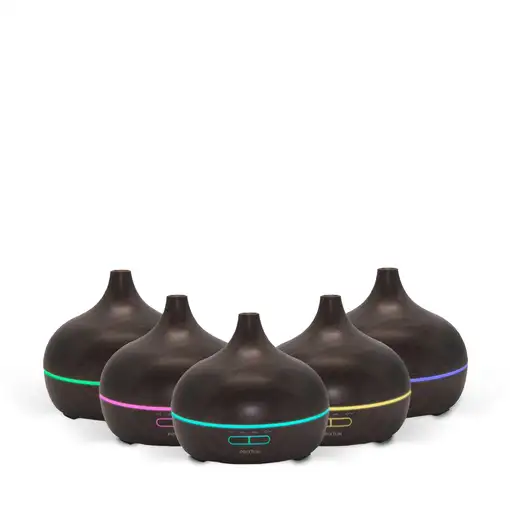 Humidificador Hidra, 300 ml, madera oscura PRIXTON