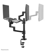 Neomounts DS20-425BL2 Brazo de monitor con soporte para portátil 17-27" - ahorro d