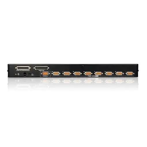 ATEN Switch KVM VGA PS/2-USB de 8 puertos con puerto para conexión en cadena y per