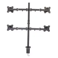 Lindy 40659 soporte para monitor 71,1 cm (28") Escritorio Negro