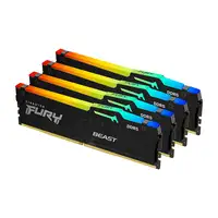 Kingston Technology FURY Beast 128 GB 5200 MT/s DDR5 CL40 DIMM (Kit de 4) RGB XMP
