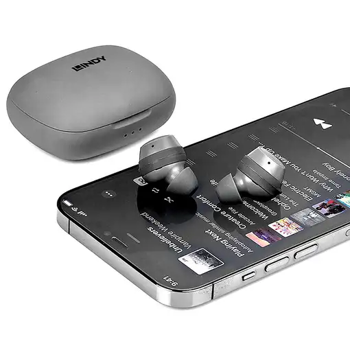 Lindy LE400W Auriculares Inalámbrico Dentro de oído Música/uso diario USB Tipo C B