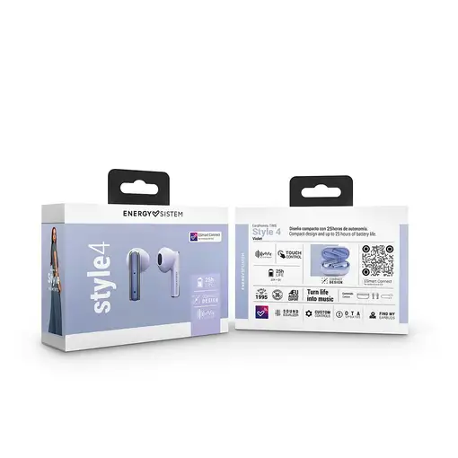 Energy Sistem Style 4 Auriculares True Wireless Stereo (TWS) Dentro de oído Llamad