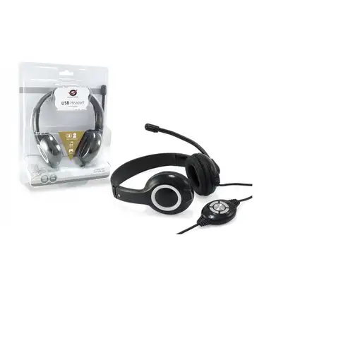 Conceptronic CCHATSTARU2B auricular y casco Auriculares Alámbrico Diadema Llamadas