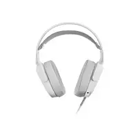 Mars Gaming MHAX Blanco, Auriculares Gaming RGB, Micrófono Extraíble, HiFi, Compat