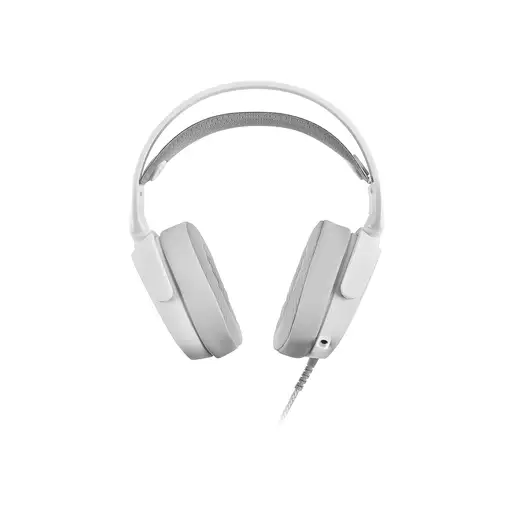 Mars Gaming MHAX Blanco, Auriculares Gaming RGB, Micrófono Extraíble, HiFi, Compat