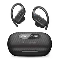 HEAD Auriculares inalámbricos Flex Hooks, Autonomía 8+32 h, Botón control, Llamada