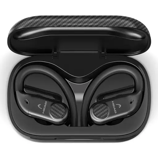 HEAD Auriculares inalámbricos Flex Hooks, Autonomía 8+32 h, Botón control, Llamada