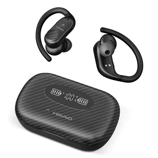 HEAD Auriculares inalámbricos Flex Hooks, Autonomía 8+32 h, Botón control, Llamada