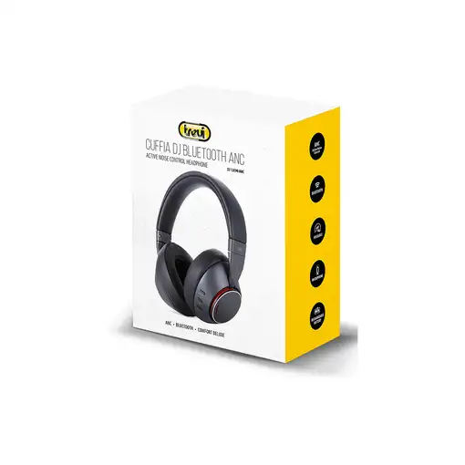 Trevi DJ 12E90 ANC Auriculares Inalámbrico y alámbrico Diadema Llamadas/Música USB