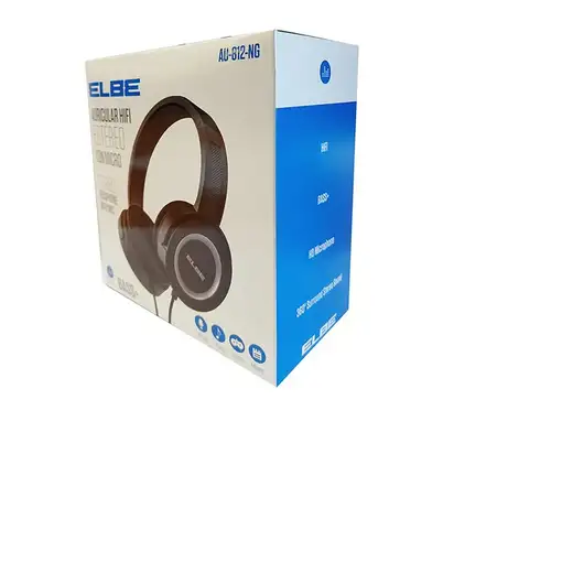 ELBE AU-812-NG auricular y casco Auriculares Alámbrico Diadema Música Negro, Gris