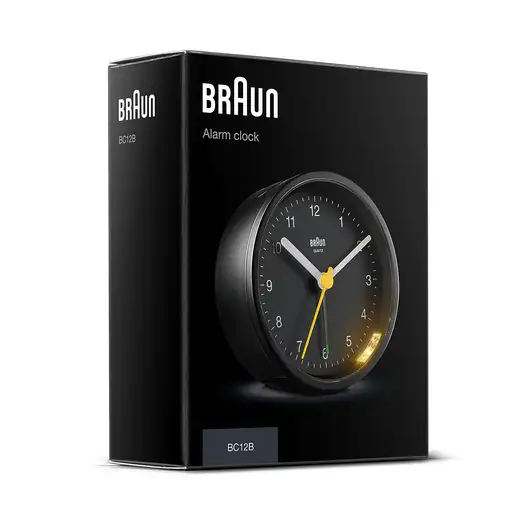 Braun BC12B despertador Reloj despertador analógico Negro