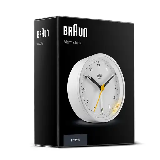 Braun BC12W despertador Reloj despertador analógico Blanco