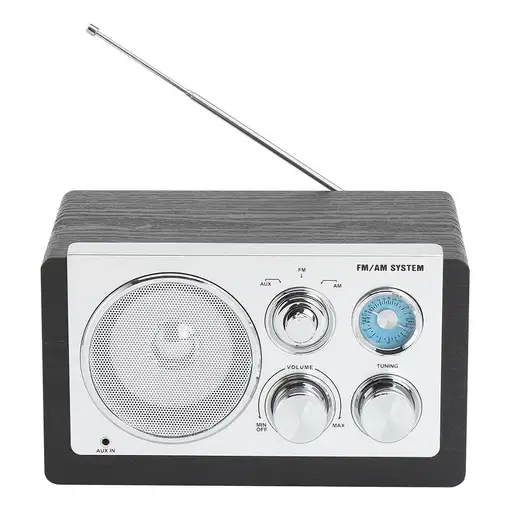 Denver TR-63B Portátil Analógica Negro