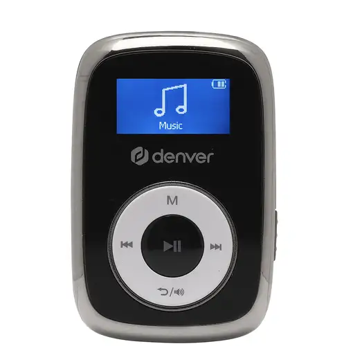 Denver MPS-316 reproductor MP3/MP4 Reproductor de MP3 16 GB Negro, Metálico, Blanc