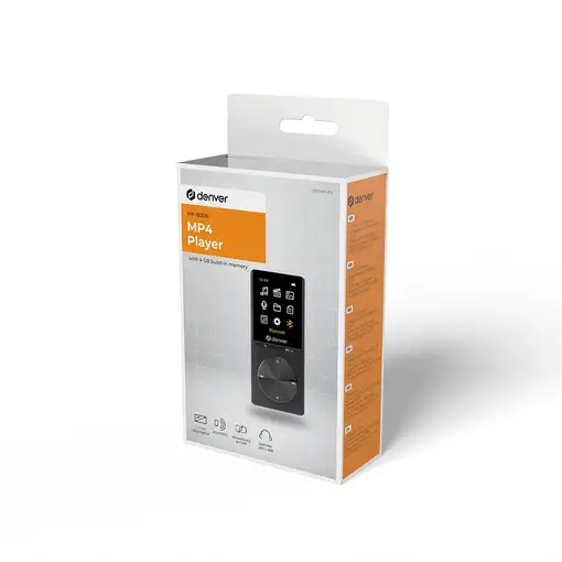 Denver MP-1820B Reproductor de MP4 4 GB Negro