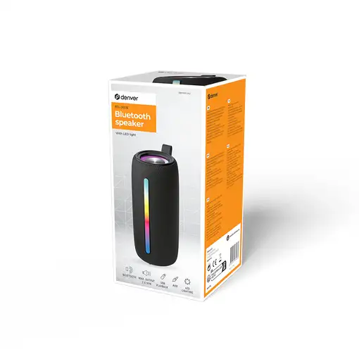 Denver BTL-360B Altavoz monofónico portátil Negro 10 W