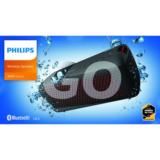 Philips Wireless speaker Altavoz monofónico portátil Negro 10 W